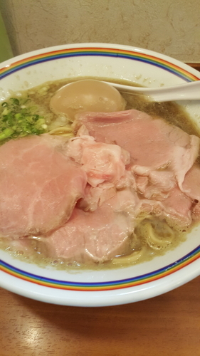 「煮干しラーメン煮卵入り」@ラーメン暁（＾＾）の写真