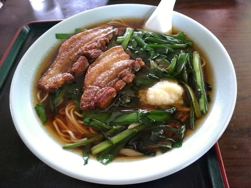 「スタミナラーメン(醤油・並盛・190g)830円」@らーめん武尊の写真