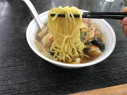 「うま煮そば」@手打ちらーめん 福一 飯山満店の写真