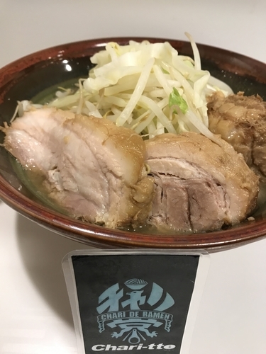 「ラーメン　ﾐﾆ　豚1枚」@ハイパーファットンの写真