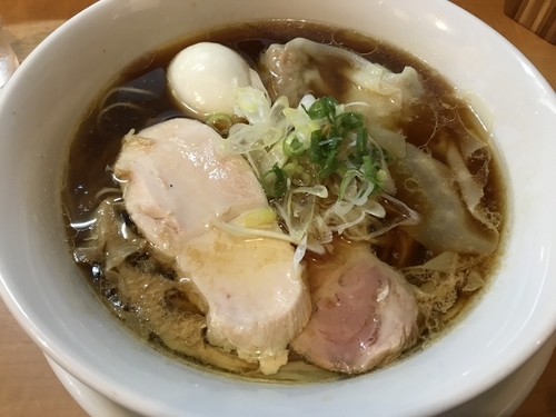 「特製醤油＋鶏おろしポン酢丼」@中華そば 大井町 和渦の写真
