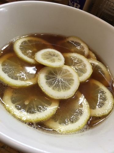 「レモンラーメン ６５０円」@中華蕎麦 りんすず食堂の写真