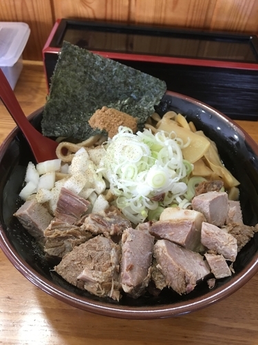 「中華そば（肉増し）」@二代目 村岡屋の写真