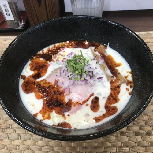 「豆乳冷や塩そば」@ONLY ONE NOODLE 壱富士の写真