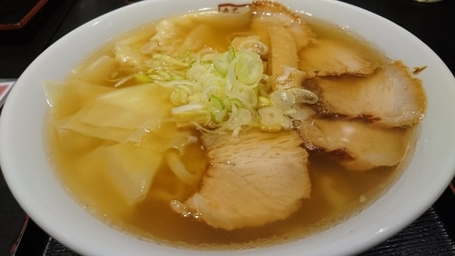 「喜多方ワンタン麺」@喜多方ラーメン坂内 市川店の写真