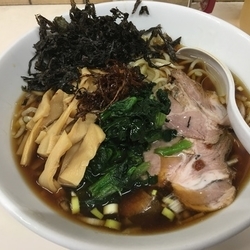 冷やし煮干しらーめん 650円