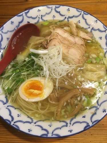 「わんたん鶏塩めん」@武藤製麺所の写真