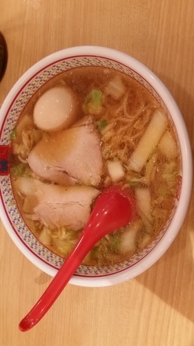 「煮たまごラーメン」@どうとんぼり神座 新宿店の写真