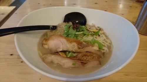 「【夏麺第四弾】生姜が主役！鯖&浅利の海鮮ヌードル」@麺場 浜虎 横浜店の写真