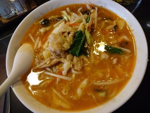「みそラーメン　豆醤湯麺　770円」@龍鳳閣の写真
