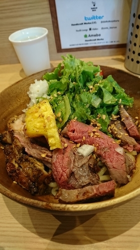「クラシックビーフパレット＋山形だしステーキ丼」@Handicraft Worksの写真