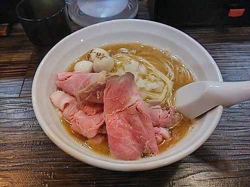 「伊勢海老そば＋牡蠣玉」@布施丿貫の写真