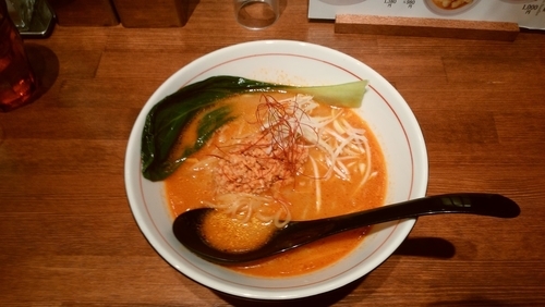 「カレー担々麺大盛」@四条富小路 麺屋虎杖 有楽町の写真