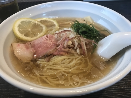 「限定あご出汁冷やしラーメン」@中華そば 向日葵の写真