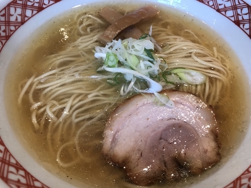 「白だしそば 850円」@支那そば しんばの写真