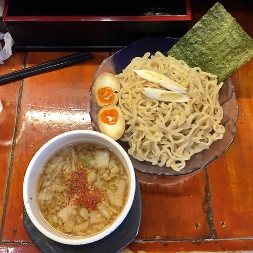 「夏季限定 冷やしつけ麺 ¥780」@つけ麺 紫匠乃 門前仲町店の写真