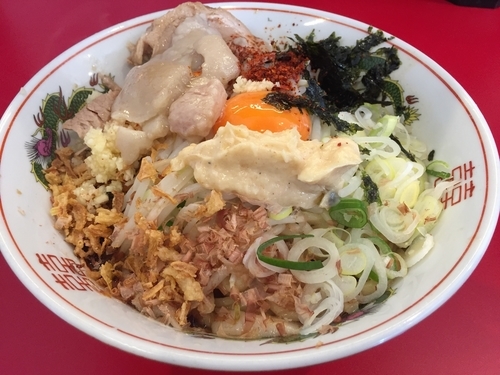 「ラーメン 汁なし（全部）」@ラーメン英二の写真
