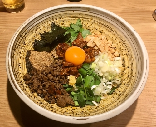 「まぜひつじ」@自家製麺 MENSHO TOKYOの写真