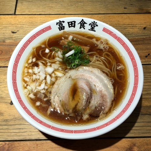 「煮干そば」@松戸中華そば 富田食堂の写真