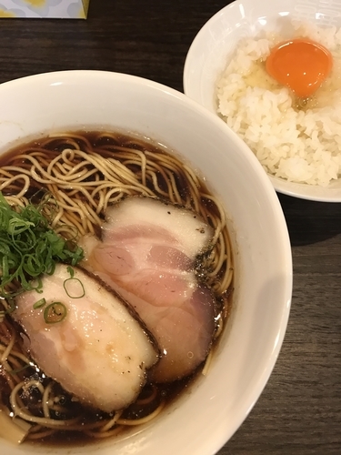 「醤油ラーメン、お昼のご飯」@かしわぎの写真