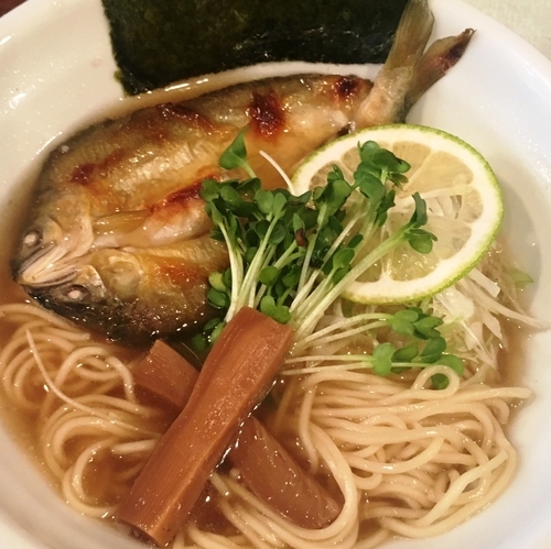 「【8/19〜20限定】鮎塩ソバ」@らーめん 和なり えんの写真