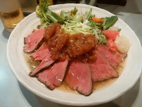 「ローストビーフの冷やし中華」@中華蕎麦 瑞山（ZUIZAN）の写真