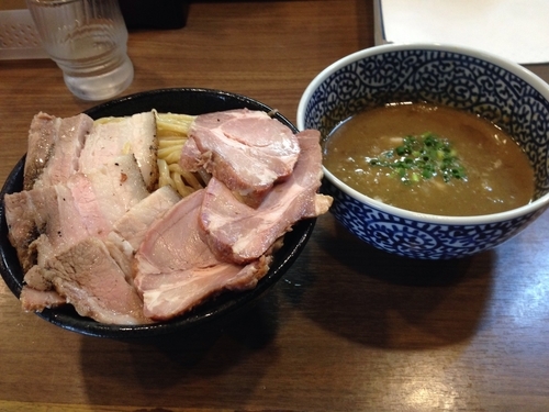 「チャーシュー極濃煮干つけ麺 中盛」@煮干しつけ麺 宮元の写真