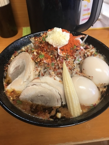 「75特製蠍ラーメン¥1080＋味玉¥100」@Japanese soba Noodles 蠍の写真