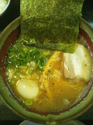 「豚そば（味玉トッピング）」@豚そば ぎんや 黒川本店の写真