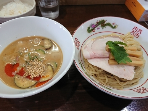 「【期間限定】南部小麦麺と冷や汁のつけ麺」@らぁめん サンドの写真