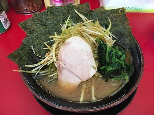 「ネギラーメン 海苔」@家系ラーメン 王道 いしいの写真