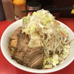 豚ラーメン野菜、ネギまし