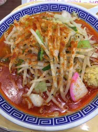「辛激タンメン」@トナリ 越谷レイクタウン店の写真