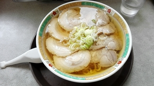 「ハーフ&ハーフ大盛」@佐野らーめん 麺龍の写真