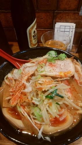 「辛味噌チャーシュー麺」@麺処 花田 上野店の写真