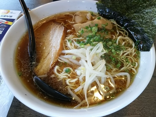 「とり醤油　：細麺　（麺大盛り）」@信州麺屋 とんずら －カエン－の写真