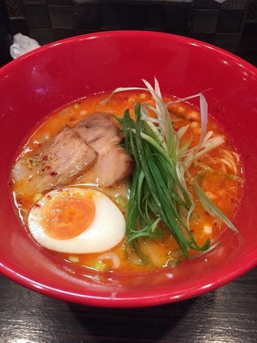 「旨辛鶏そば」@地鶏そば 麺匠 かけはしの写真