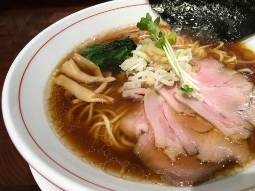 「ラーメン 【生姜醤油】（元祖長岡系）」@生姜醤油専門 我武者羅 代々木店の写真