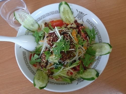 「夏季限定 冷やし担々麺」@源ちゃんラーメンの写真