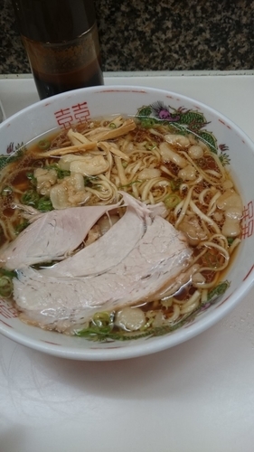 「ラーメン６００円」@朱華園の写真