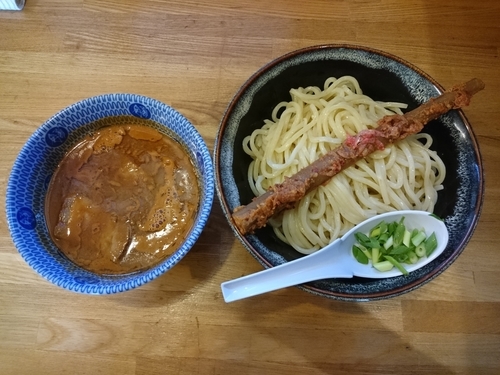 「限定 濃厚海老つけそば大」@麺屋 らいぞうの写真
