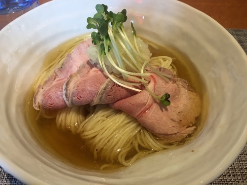 「冷やし塩煮干しそば」@柴崎亭の写真