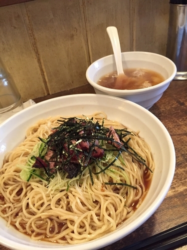 「冷やし中華（大盛）ワンタンスープ付き」@荏原町しなてつの写真