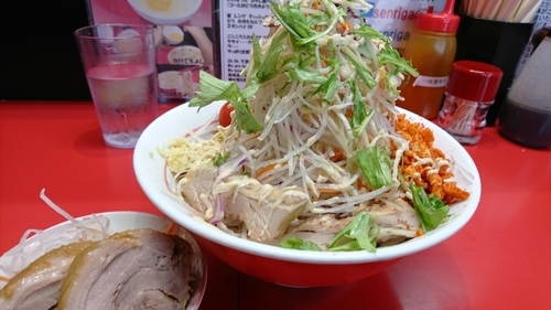 「冷やし中華  少なめ、豚2枚」@千里眼の写真