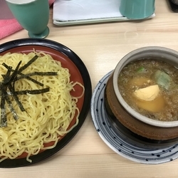 のうこく塩温つけ麺 ダブル盛  900円