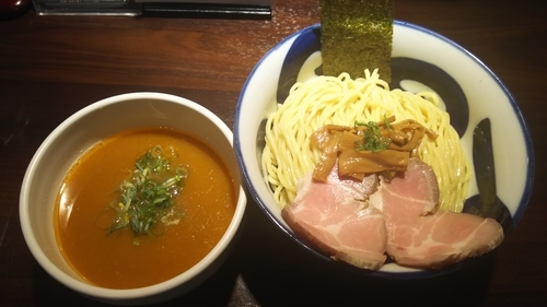 「濃厚海老つけ麺(中)」@木曜日の志奈田の写真