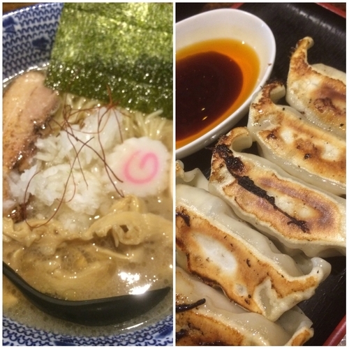「特別中華そば+ジャンボ餃子」@オリオン食堂の写真
