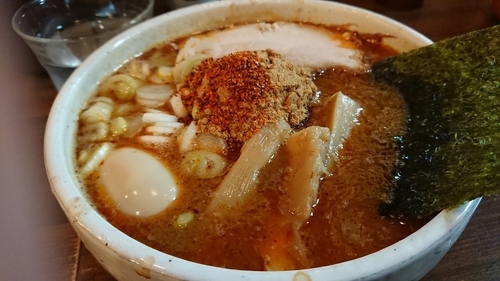 「辛辛魚味玉(辛さ控えめ)」@麺処 井の庄の写真