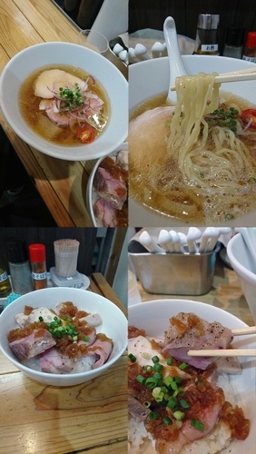 「『冷やしラーメン+肉ご飯(￥850+200)』」@DAIKUMAの写真