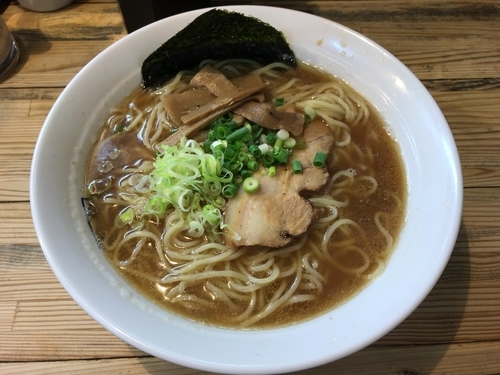「煮干しそば（大盛）」@こく味ラーメン かしわ屋の写真